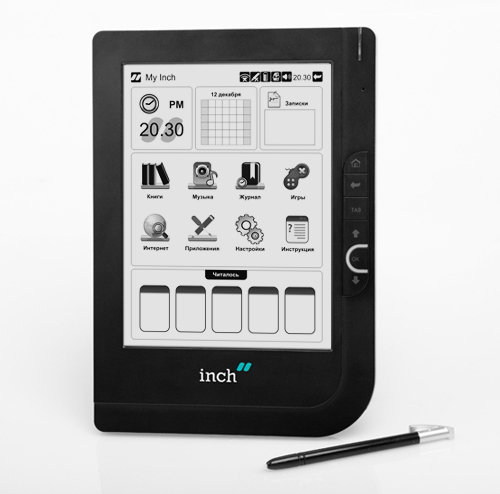 Inch S6t: интернет-планшет с экраном E-Ink