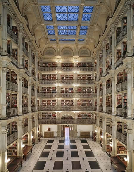 Библиотека Джорджа Пибоди, Балтимор (США)