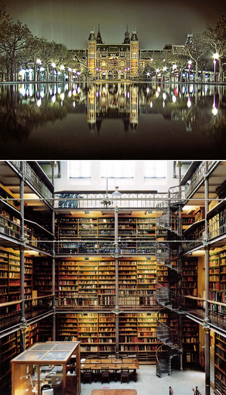 Библиотека Rijkmuseum, Амстердам, Голландия