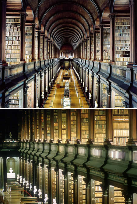 Библиотека Тринити колледжа, Дублин, Ирландия