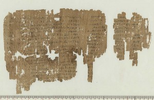 Фрагменты папируса во славу богини Мут