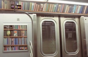 Underground Library - библиотека в нью-йоркском метро