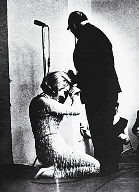 Марлен Дитрих и Константин Паустовский в 1963 г.