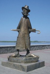 памятник Чехову в Томске