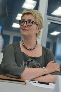 Татьяна Устинова на заседании круглого стола