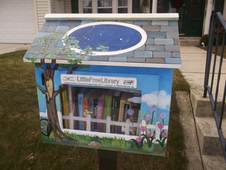 библиотечный домик Little Free Library
