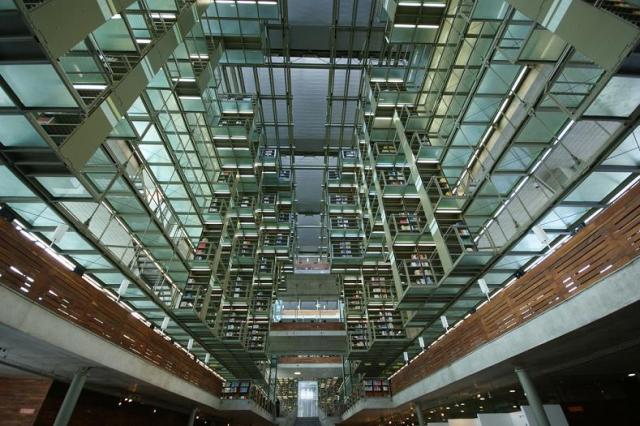 невероятные залы библиотеки Хосе Васконселоса