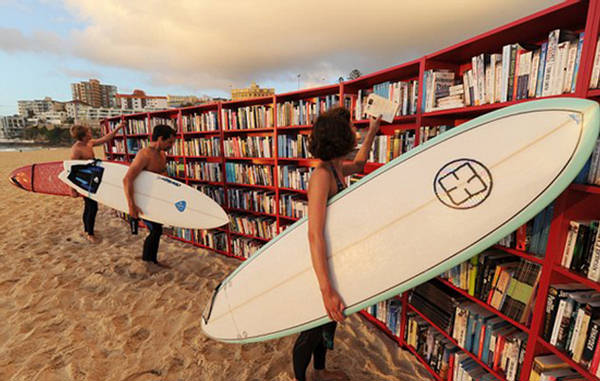 Пляжная библиотека в Сиднее
