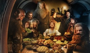 Кадр из фильма "Хоббит: Нежданное путешествие", что ели хоббиты, диета Средиземье, пища героев Толкиена