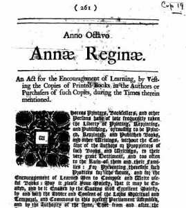 «Статут королевы Анны», первый закон об авторском праве, 10 апреля день в истории