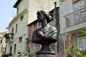 Анна Ахматова, памятник Ахматовой на Сицилии